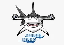 All blue diving